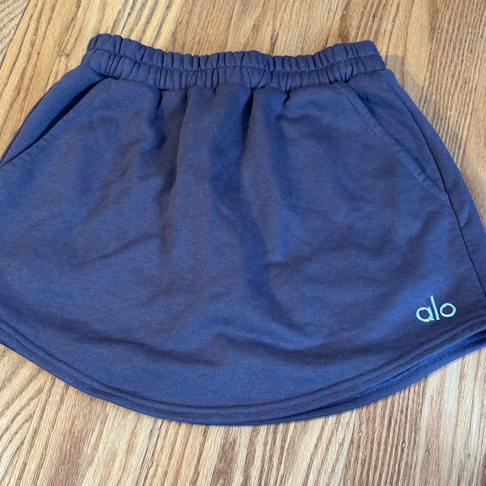Alo chocolate brown skort